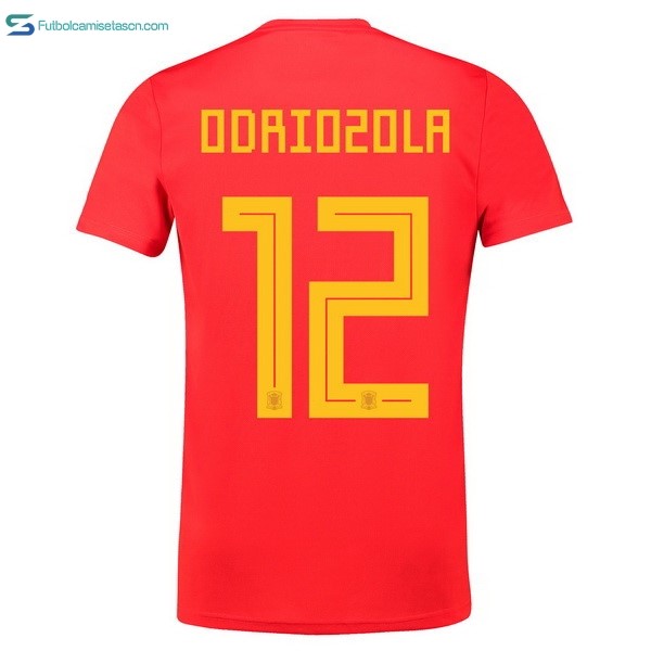 Camiseta España 1ª Odriozola 2018 Rojo